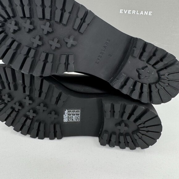 Everlane The Lug Chelsea Boot in Black size 8 Women's Leather Ankle Chunky Sole - Picture 15 of 16